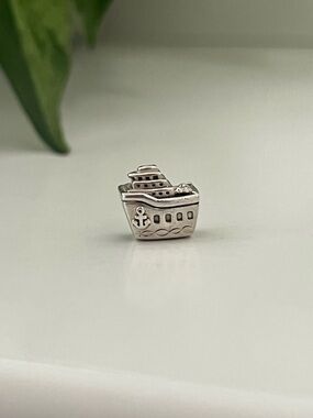 Pandora All Aboard Cruise Ship Charm 🛳️⚓️ Silver 925 Bead
